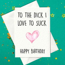 Load image into Gallery viewer, Rude birthday card for him