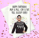 Happy Birthday, Pop A Pill... - Schitt's Creek Inspired Birthday Card (A6)