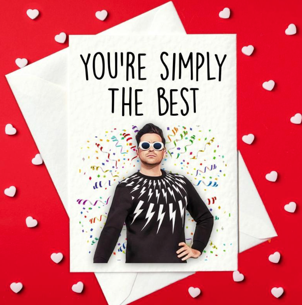 You're Simply The Best - David Rose, Schitt's Creek Valentine's Day Card