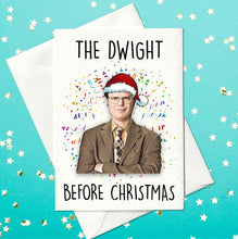 Load image into Gallery viewer, Funny The US Office Christmas card with Dwight